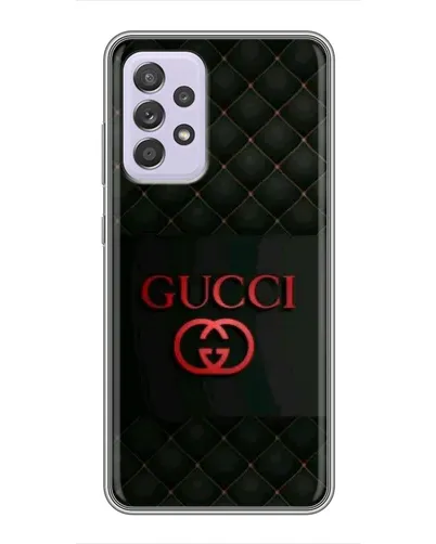 Чехол для Samsung Galaxy A52 с картинкой «Gucci — стеганый черный»