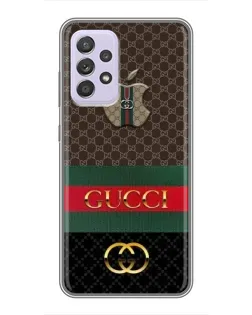 Чехол для Samsung Galaxy A52 с картинкой «Gucci — брендированный десерт»
