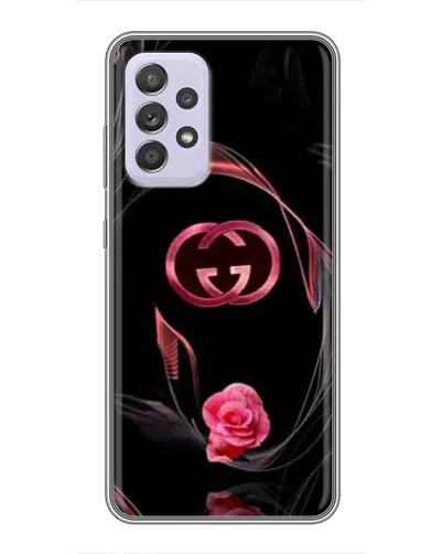 Чехол для Samsung Galaxy A52 с картинкой «Gucci — неоновая роза»