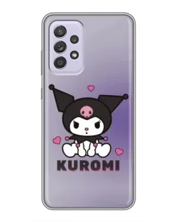 Чехол для Samsung Galaxy A52 с картинкой «Kuromi — фиолетовый арт»