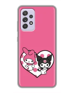 Чехол для Samsung Galaxy A52 с картинкой «Kuromi и My Melody»