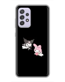 Чехол для Samsung Galaxy A52 с картинкой «My Melody и Kuromi»