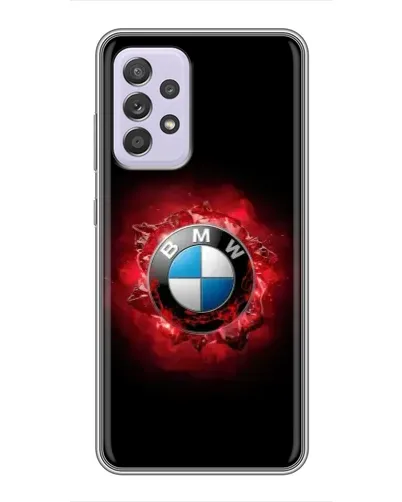 Чехол для Samsung Galaxy A52 с картинкой «Логотип BMW — вспышка»
