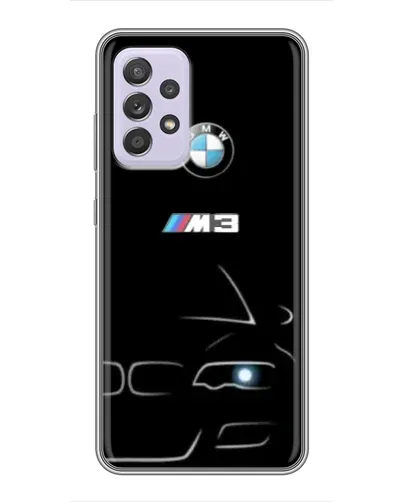 Чехол для Samsung Galaxy A52 с картинкой «Минималистичный принт BMW M3»