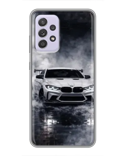 Чехол для Samsung Galaxy A52 с картинкой «BMW сквозь туман»