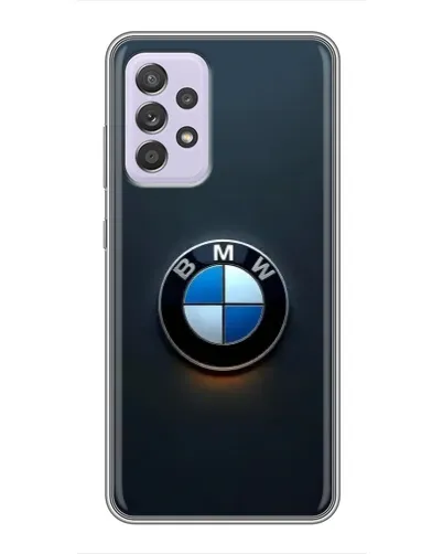 Чехол для Samsung Galaxy A52 с картинкой «Логотип BMW — минимализм»