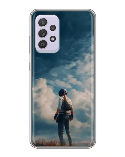 Чехол для Samsung Galaxy A52 с картинкой «Герой PUBG на скале» Чехол для Samsung Galaxy A52 с картинкой «Герой PUBG на скале»