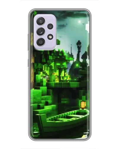 Чехол для Samsung Galaxy A52 с картинкой «Minecraft лесной пейзаж» Чехол для Samsung Galaxy A52 с картинкой «Minecraft лесной пейзаж»