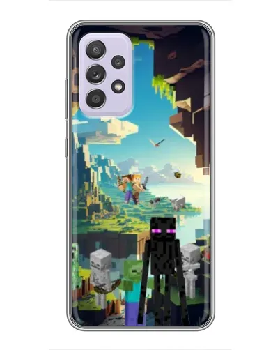Чехол для Samsung Galaxy A52 с картинкой «Эндермен в лесу» Чехол для Samsung Galaxy A52 с картинкой «Эндермен в лесу»
