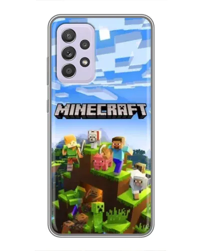 Чехол для Samsung Galaxy A52 с картинкой «Minecraft классический мир» Чехол для Samsung Galaxy A52 с картинкой «Minecraft классический мир»