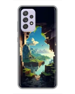 Чехол для Samsung Galaxy A52 с картинкой «Вид из пещеры»