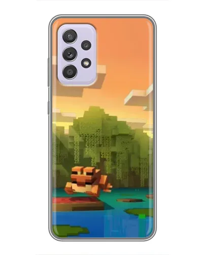 Чехол для Samsung Galaxy A52 с картинкой «Майнкрафт закат солнца» Чехол для Samsung Galaxy A52 с картинкой «Майнкрафт закат солнца»