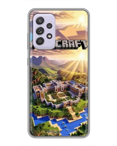 Чехол для Samsung Galaxy A52 с картинкой «Minecraft панорама» Чехол для Samsung Galaxy A52 с картинкой «Minecraft панорама»