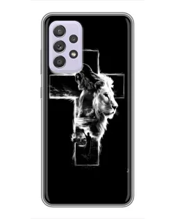 Чохол для Samsung Galaxy A52 з картинкою «Сяючий хрест Jesus»