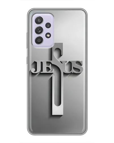 Чохол для Samsung Galaxy A52 з картинкою «Металевий хрест Jesus» Чохол для Samsung Galaxy A52 з картинкою «Металевий хрест Jesus»