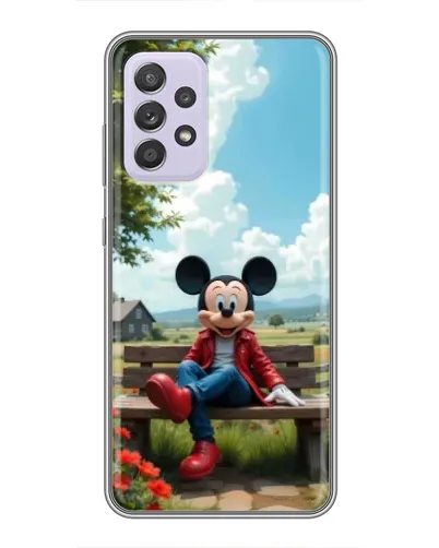 Чехол для Samsung Galaxy A52 с картинкой «Микки на скамейке» Чехол для Samsung Galaxy A52 с картинкой «Микки на скамейке»