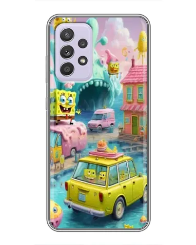 Чехол для Samsung Galaxy A52 с картинкой «Монстр-трак приключения»
