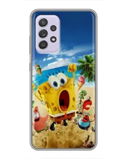 Чехол для Samsung Galaxy A52 с картинкой «Развлечения на пляже»