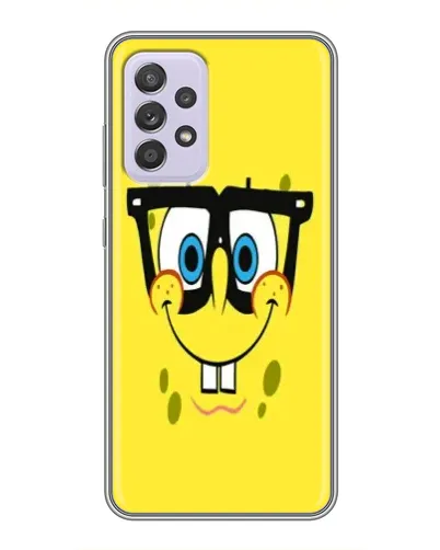 Чехол для Samsung Galaxy A52 с картинкой «Минималистичный Спанч Боб» Чехол для Samsung Galaxy A52 с картинкой «Минималистичный Спанч Боб»
