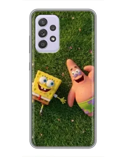 Чехол для Samsung Galaxy A52 с картинкой «Друзья на лужайке»