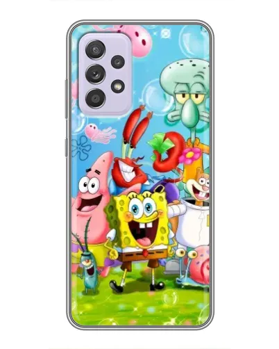 Чехол для Samsung Galaxy A52 с картинкой «Губка Боб и друзья» Чехол для Samsung Galaxy A52 с картинкой «Губка Боб и друзья»