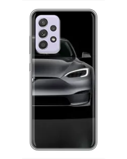 Чехол для Samsung Galaxy A52 с картинкой «Tesla Model S Look» Чехол для Samsung Galaxy A52 с картинкой «Tesla Model S Look»