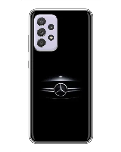 Чехол для Samsung Galaxy A52 с картинкой «Mercedes — абстрактные линии»