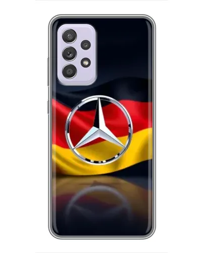 Чехол для Samsung Galaxy A52 с картинкой «Mercedes — флаг Германии»