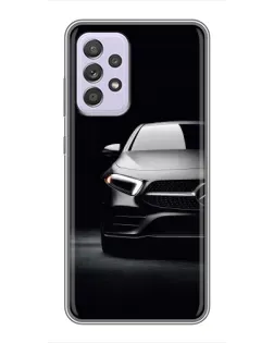 Чехол для Samsung Galaxy A52 с картинкой «Свет фар Mercedes»