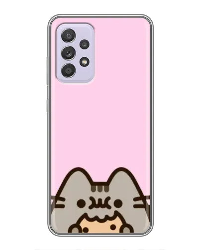 Чехол для Samsung Galaxy A52 с картинкой «Pusheen и печенье» Чехол для Samsung Galaxy A52 с картинкой «Pusheen и печенье»
