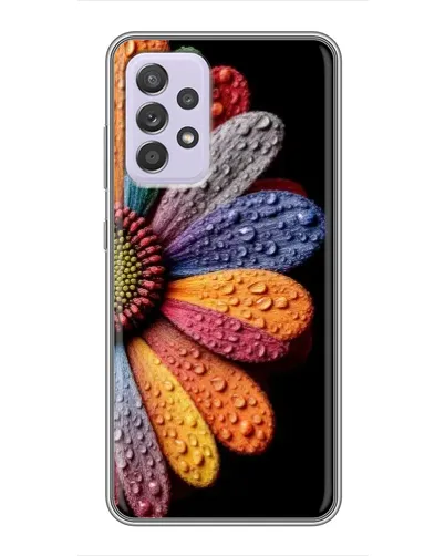Чохол для Samsung Galaxy A52 з картинкою «Райдужна квітка»