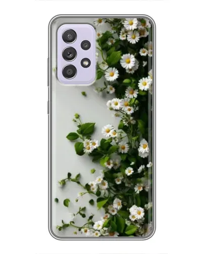 Чохол для Samsung Galaxy A52 з картинкою «Гілка дрібних білих квітів»
