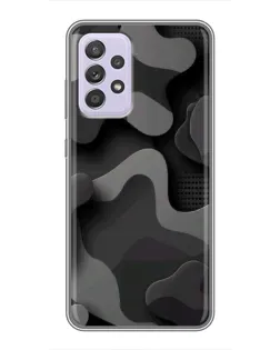 Чехол для Samsung Galaxy A52 с картинкой «Темный абстрактный камуфляж» Чехол для Samsung Galaxy A52 с картинкой «Темный абстрактный камуфляж»