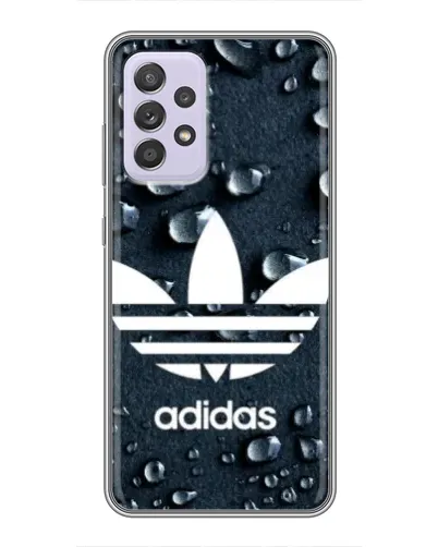 Чехол для Samsung Galaxy A52s 5G (A528) с картинкой «Adidas Trefoil Blue»