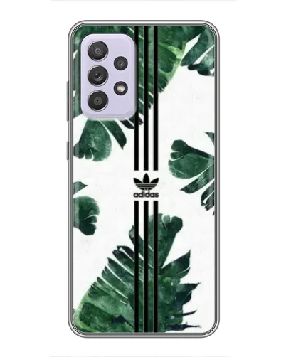 Чехол для Samsung Galaxy A52s 5G (A528) с картинкой «Пальмовые листья адидас»