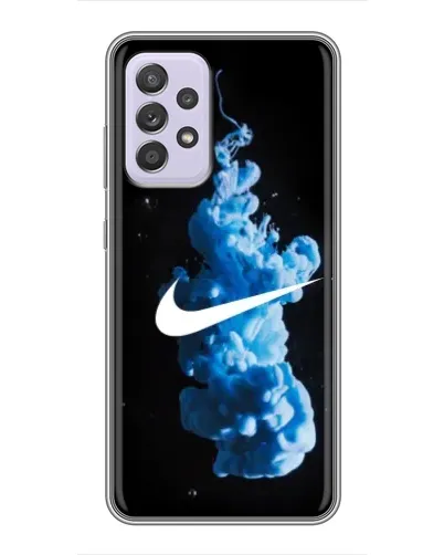 Чехол для Samsung Galaxy A52s 5G (A528) с картинкой «Nike и синий дым»