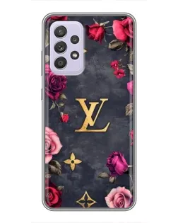 Чехол для Samsung Galaxy A52s 5G (A528) с картинкой «Цветочный Louis Vuitton»
