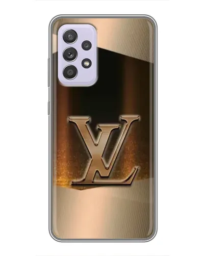 Чехол для Samsung Galaxy A52s 5G (A528) с картинкой «LV — золотое сияние»