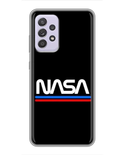 Чехол для Samsung Galaxy A52s 5G (A528) с картинкой «NASA — классика Red Blue»