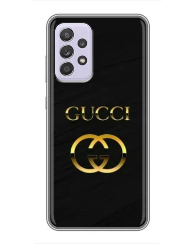 Чехол для Samsung Galaxy A52s 5G (A528) с картинкой «Золотой логотип Gucci» Чехол для Samsung Galaxy A52s 5G (A528) с картинкой «Золотой логотип Gucci»
