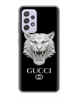 Чохол для Samsung Galaxy A52s 5G (A528) з картинкою «Gucci — срібний лев» Чохол для Samsung Galaxy A52s 5G (A528) з картинкою «Gucci — срібний лев»