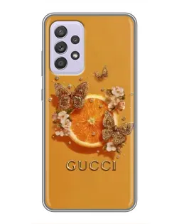 Чохол для Samsung Galaxy A52s 5G (A528) з картинкою «Gucci — золоті метелики» Чохол для Samsung Galaxy A52s 5G (A528) з картинкою «Gucci — золоті метелики»