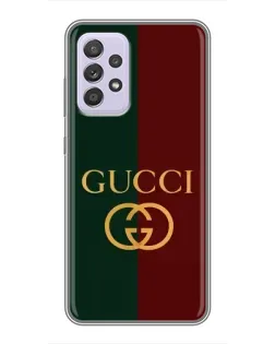 Чохол для Samsung Galaxy A52s 5G (A528) з картинкою «Gucci — темно-зелений градієнт» Чохол для Samsung Galaxy A52s 5G (A528) з картинкою «Gucci — темно-зелений градієнт»