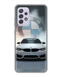 Чохол для Samsung Galaxy A52s 5G (A528) з картинкою «BMW в білому диму»