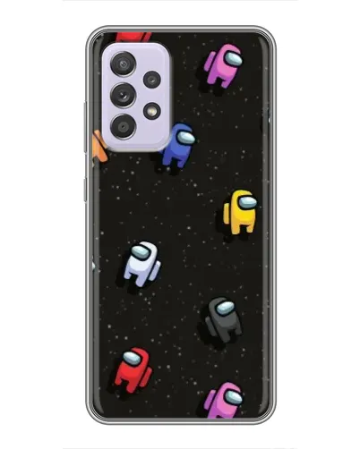 Чехол для Samsung Galaxy A52s 5G (A528) с картинкой «Космический паттерн Among Us» Чехол для Samsung Galaxy A52s 5G (A528) с картинкой «Космический паттерн Among Us»