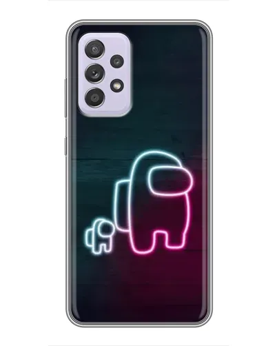 Чехол для Samsung Galaxy A52s 5G (A528) с картинкой «Among Us неон-арт» Чехол для Samsung Galaxy A52s 5G (A528) с картинкой «Among Us неон-арт»