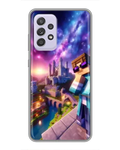 Чехол для Samsung Galaxy A52s 5G (A528) с картинкой «Стив и космос» Чехол для Samsung Galaxy A52s 5G (A528) с картинкой «Стив и космос»
