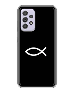 Чехол для Samsung Galaxy A52s 5G (A528) с картинкой «Символ рыбы Jesus» Чехол для Samsung Galaxy A52s 5G (A528) с картинкой «Символ рыбы Jesus»