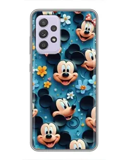 Чехол для Samsung Galaxy A52s 5G (A528) с картинкой «Паттерн Микки и Минни»
