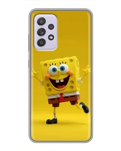 Чехол для Samsung Galaxy A52s 5G (A528) с картинкой «Позитивный Губка Боб» Чехол для Samsung Galaxy A52s 5G (A528) с картинкой «Позитивный Губка Боб»